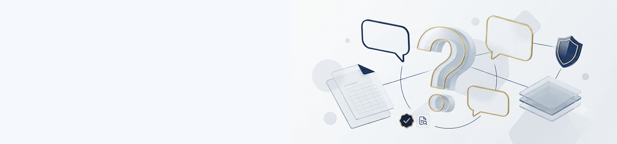 Frequently Asked Questions Banner